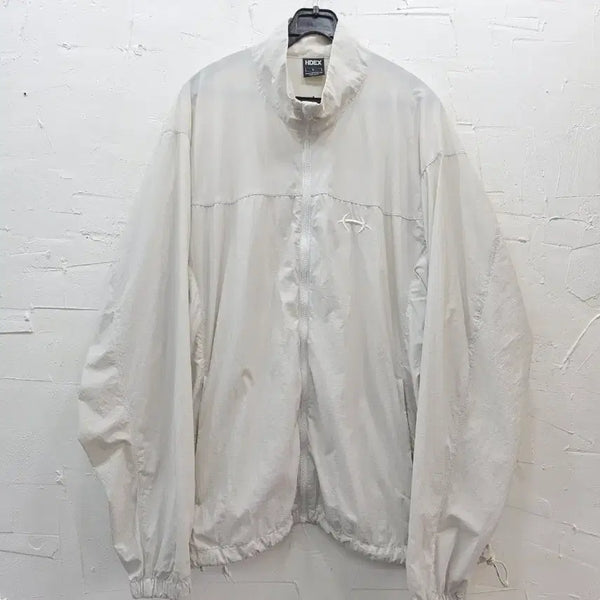 [BUNJANG] HDEX Men's Lightweight Nylon Windbreaker Smoky White L / 에이치덱스(HDEX 남성 얇은 나일론 바람막이 L