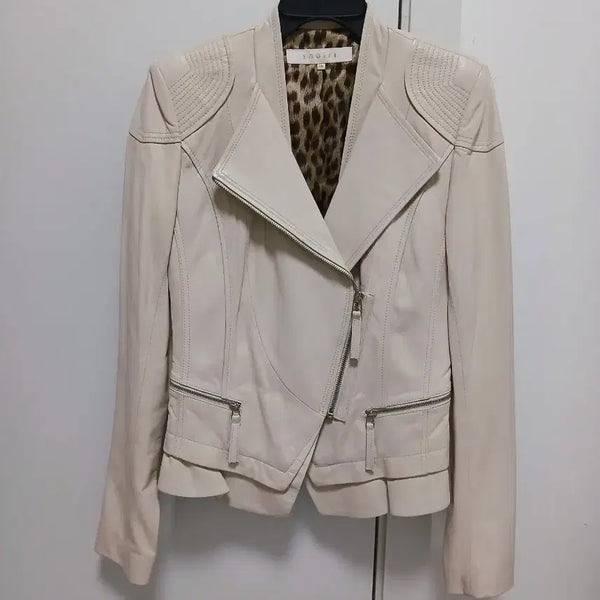 [BUNJANG] Egoist 100% Lambskin Leather Jacket / 에고이스트 양가죽100%