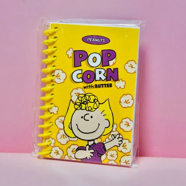 [BUNJANG] Peanuts Snoopy Charlie Brown Spring Notebook + Memo Pad Set / 피너츠 스누피 찰리 브라운 스프링노트 수첩 +메모지 새제품