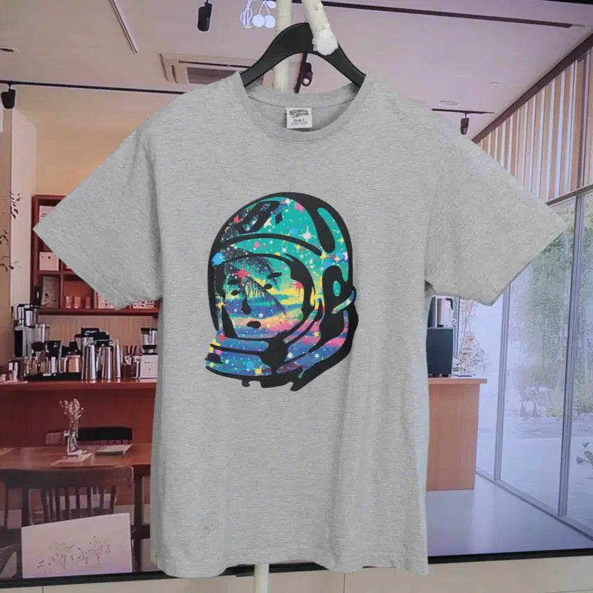 [BUNJANG] Billionaire Boys Club Astronaut Graphic Print Cotton T-Shirt / BBC 빌리어네어 보이즈 클럽 우주비행사 반팔 공용