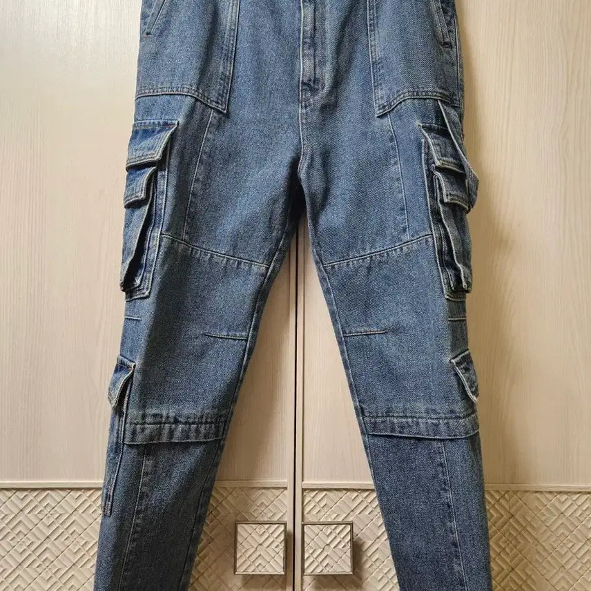 [BUNJANG] Juun.J Denim Multi Cargo Pants / [46]준지 데님 멀티 카고 팬츠