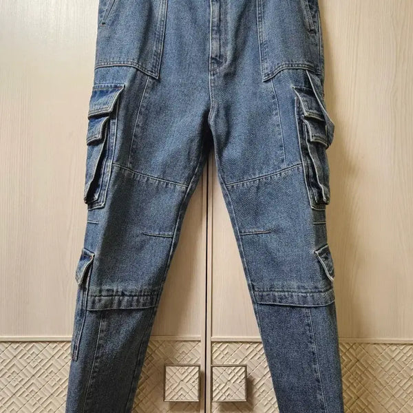 [BUNJANG] Juun.J Denim Multi Cargo Pants / [46]준지 데님 멀티 카고 팬츠