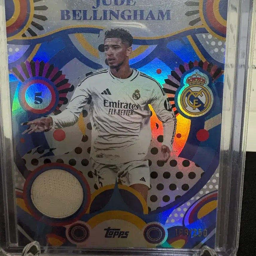 [BUNJANG] Jude Bellingham Match-Worn Relic Card - Real Madrid (Limited Edition 250) / 탑스 주드 벨링엄 실착 랠릭 250한정 카드 레알마드리드