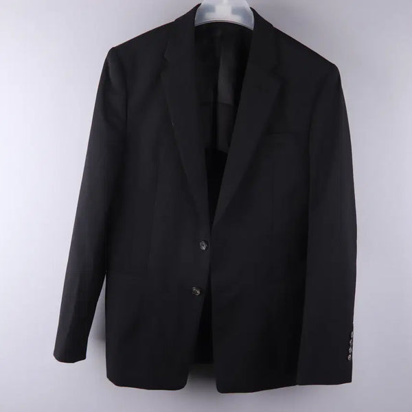 [BUNJANG] Ziozia Two Button Blazer Jacket Black (Slim 95) / 지오송지오 투 버튼 블레이저 자켓 블랙 (슬림95)