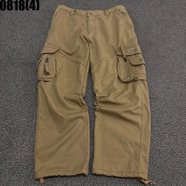 [BUNJANG] Brown Cotton Cargo Pants (Size 36) / 브라운 카고 바지 36 0818