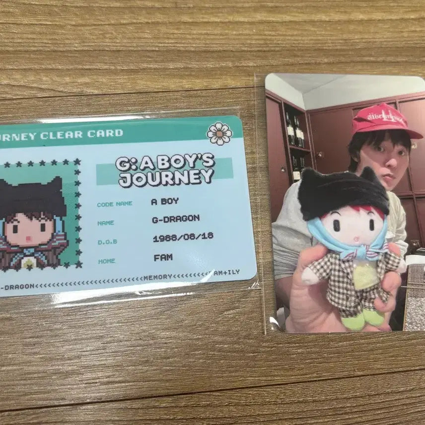 [BUNJANG] G-Dragon GD FAM Membership POB Photocard Set CLEAR SET / 지드래곤 권지용 GD FAM 팝업 멤버십 특전 포카 세트 CLEAR SET