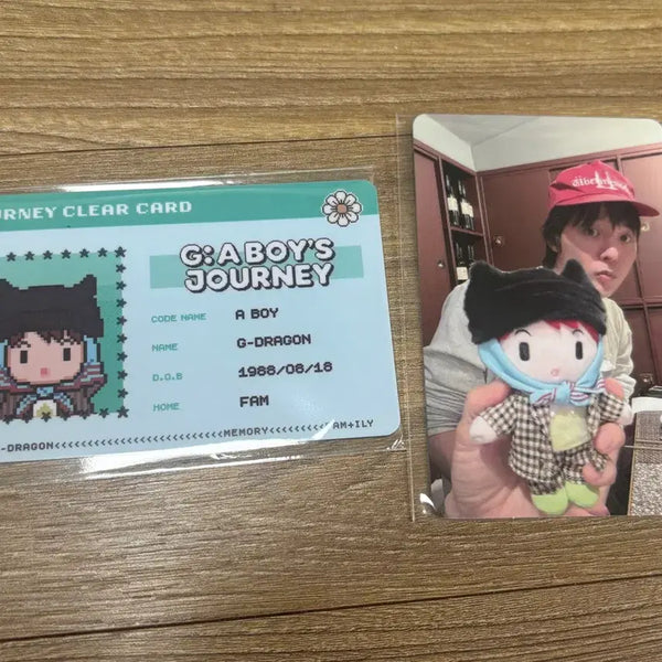 [BUNJANG] G-Dragon GD FAM Membership POB Photocard Set CLEAR SET / 지드래곤 권지용 GD FAM 팝업 멤버십 특전 포카 세트 CLEAR SET