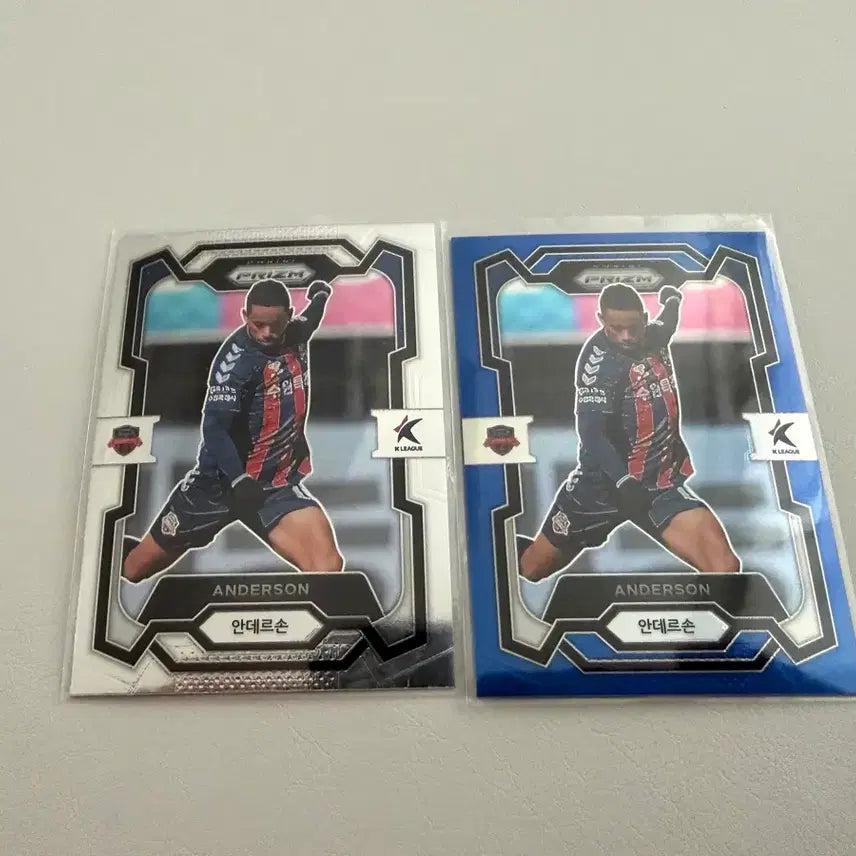 [BUNJANG] Panini Prizm K League Soccer Anderson Blue Parallel Card / K리그 프로축구 파니니 프리즘 베이스, 블루 수원FC 안데르손