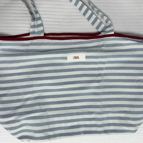 [BUNJANG] ZARA Striped Eco Bag / ZARA 자라 스트라이프 에코백