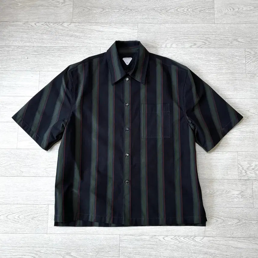 [BUNJANG] Bottega Veneta 24FW Stripe Cotton Shirt / [50] 보테가베네타 24FW 스트라이프 코튼 셔츠