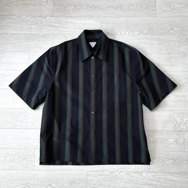 [BUNJANG] Bottega Veneta 24FW Stripe Cotton Shirt / [50] 보테가베네타 24FW 스트라이프 코튼 셔츠