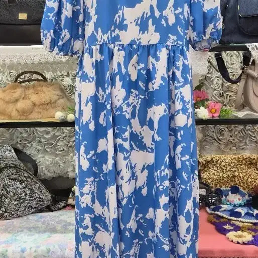 [BUNJANG] VAN AKE Long Dress (Free Size) / VAN AKE 롱원피스(FREE)