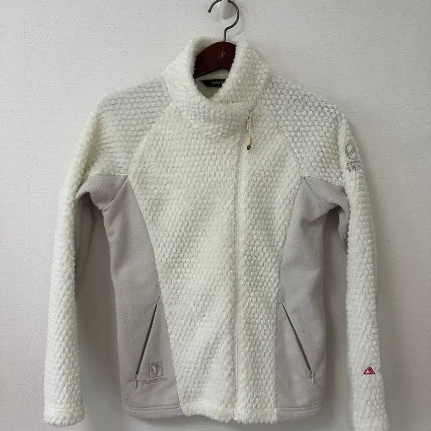 [BUNJANG] Black Yak Fleece Zip-Up Jacket Ivory Size 90 / 블랙야크 플리스 집업 자켓 아이보리 90