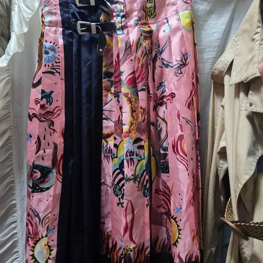 [BUNJANG] Misha Pattern Long Skirt / 미샤 패턴 롱 스커트