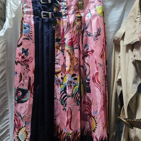 [BUNJANG] Misha Pattern Long Skirt / 미샤 패턴 롱 스커트