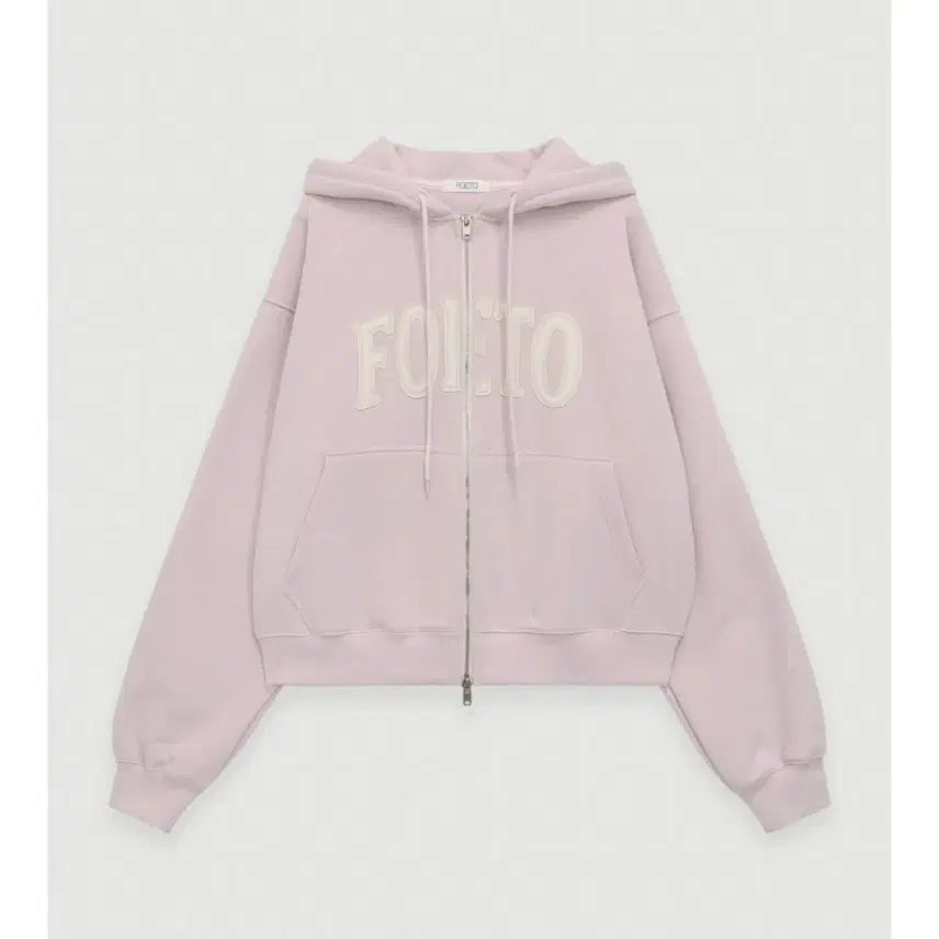 [BUNJANG] Foeto Pink Hoodie Zip-Up / 포에토 foeto 후드집업 핑크