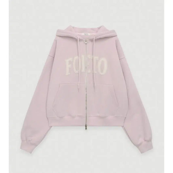 [BUNJANG] Foeto Pink Hoodie Zip-Up / 포에토 foeto 후드집업 핑크