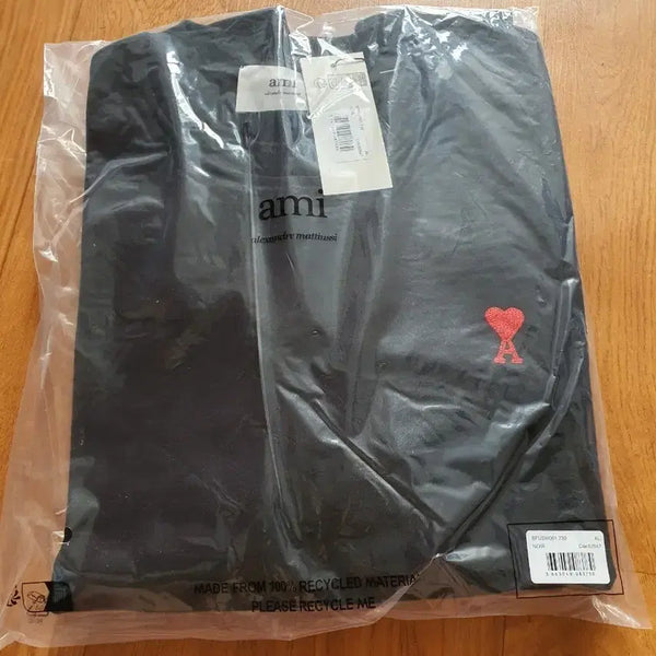[BUNJANG] AMI Paris Black Heart Logo Sweatshirt XL / 아미 맨투맨 블랙xl