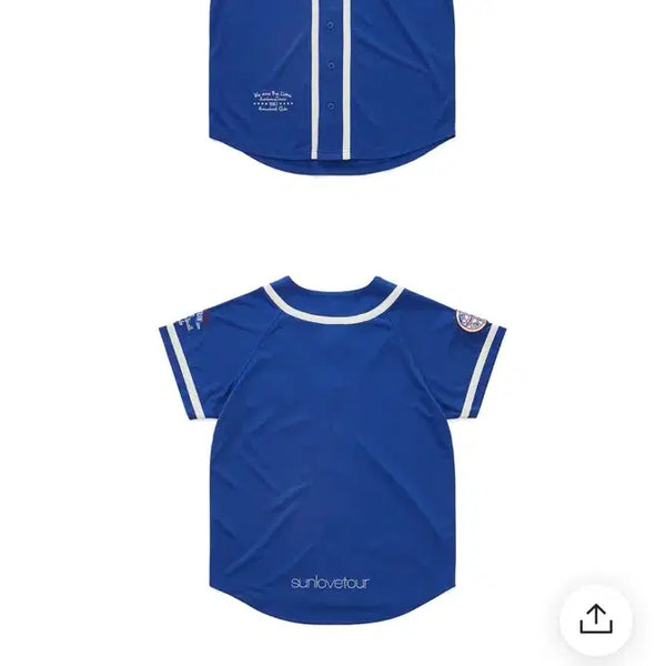 [BUNJANG] Samsung Lions X Sunlove Collaboration Baseball Jersey / 삼성라이온즈 X 선러브 유니폼