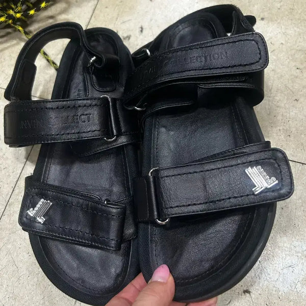 [BUNJANG] The Handsome Lanvin Collection Leather Strap Sandals Black 240 / 한섬 랑방 컬렉션 레더 스트랩 샌들 블랙 240