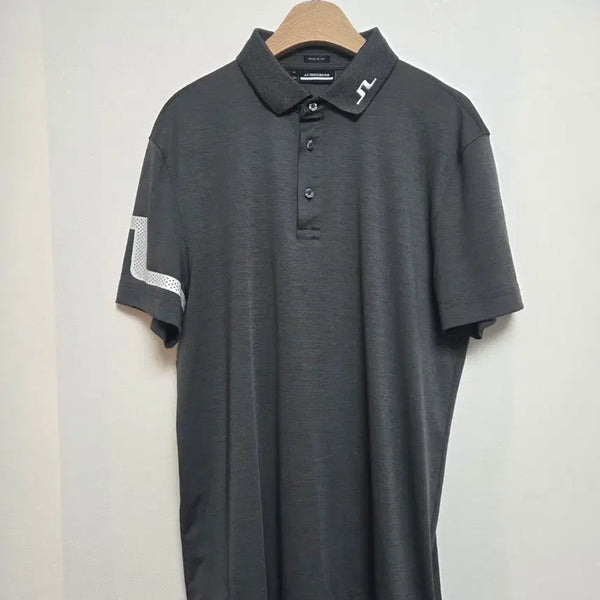[BUNJANG] J.LINDEBERG Men's Golf Polo Shirt Grey (M) / 제이린드버그 남성 골프 히스 폴로 반팔티 그레이(M) 260819_7