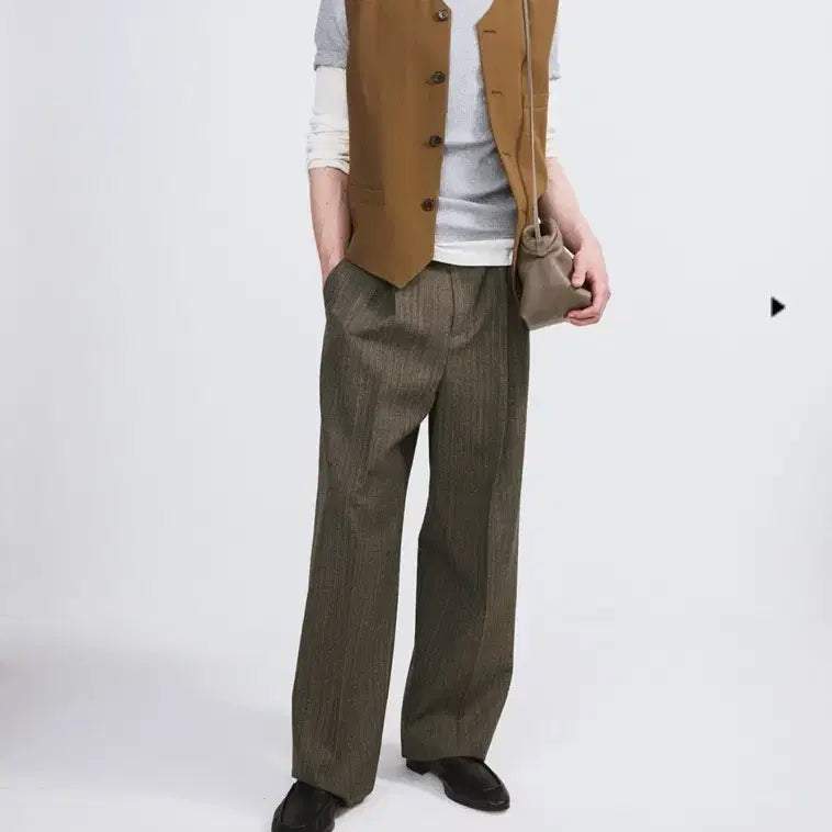 [BUNJANG] Recto Strap Detail Suit Vest M / 렉토 스트랩 디테일 수트 베스트 m