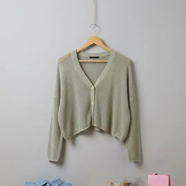 [BUNJANG] Abang Airy Fit Cardigan / (새제품)아방 여리핏 간절기 가디건