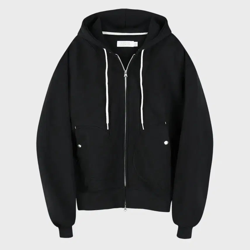 [BUNJANG] Younneedgarments Curved Hoodie Black L / 유니드가먼츠 커브드 후디 블랙 40 L