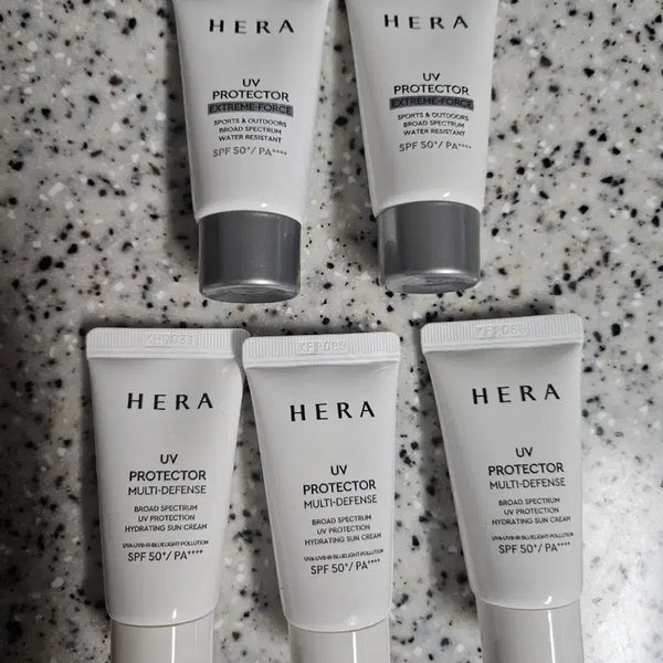 [BUNJANG] Hera UV Protector Sunscreen SPF 50+ PA++++ (15ml, 5-pack Bundle) / 라 UV 프로텍터 썬크림 5개