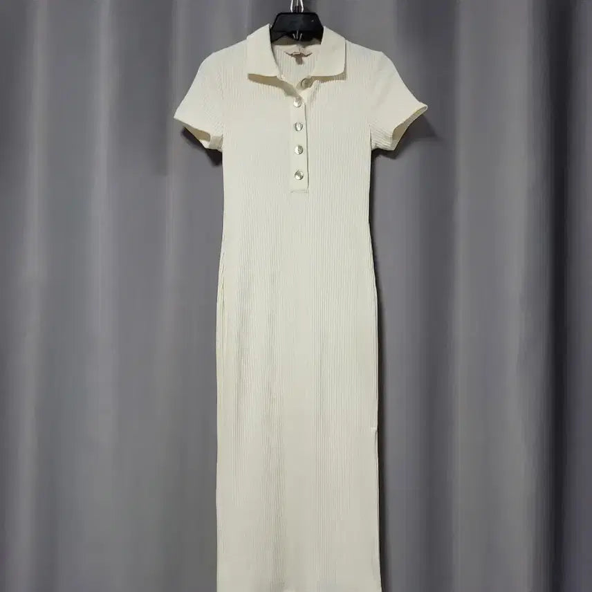 [BUNJANG] H&M Ribbed Long Dress / H&M 카라 골지 롱원피스