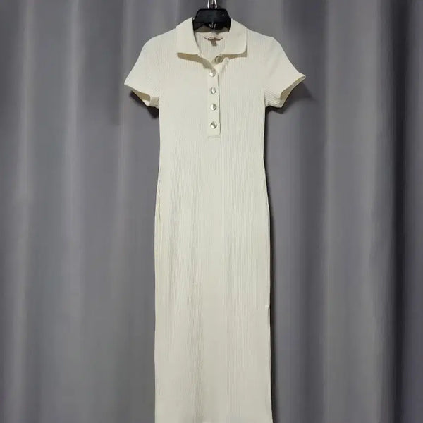 [BUNJANG] H&M Ribbed Long Dress / H&M 카라 골지 롱원피스