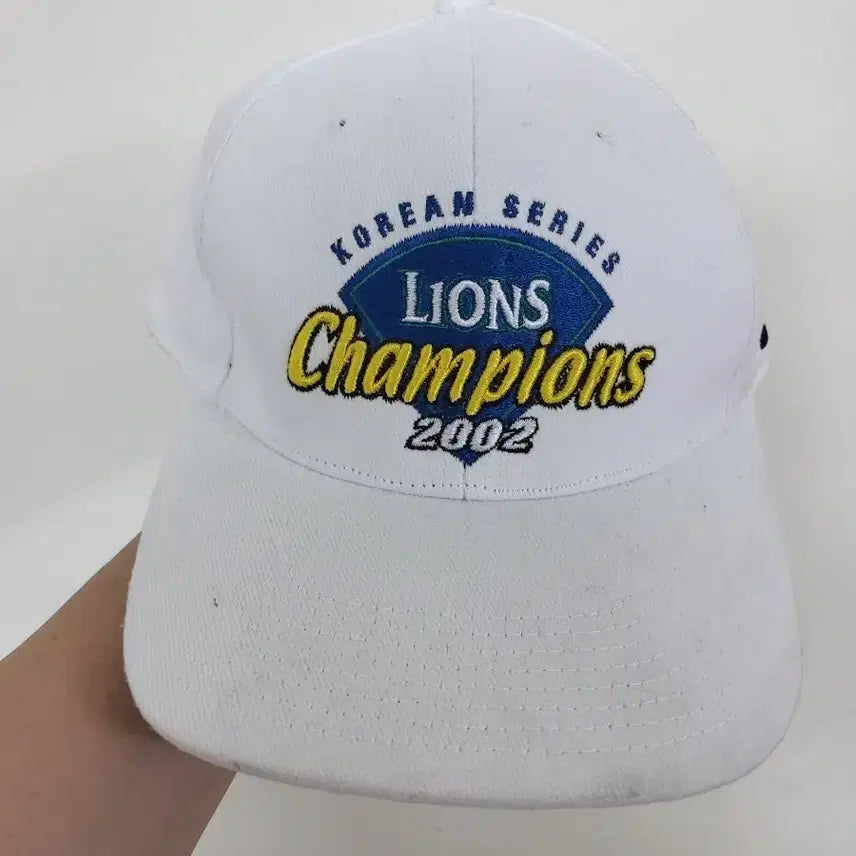 [BUNJANG] Samsung Lions 2002 Championship Baseball Cap / 삼성 라이온즈 2002 우승 기념 모자.260814