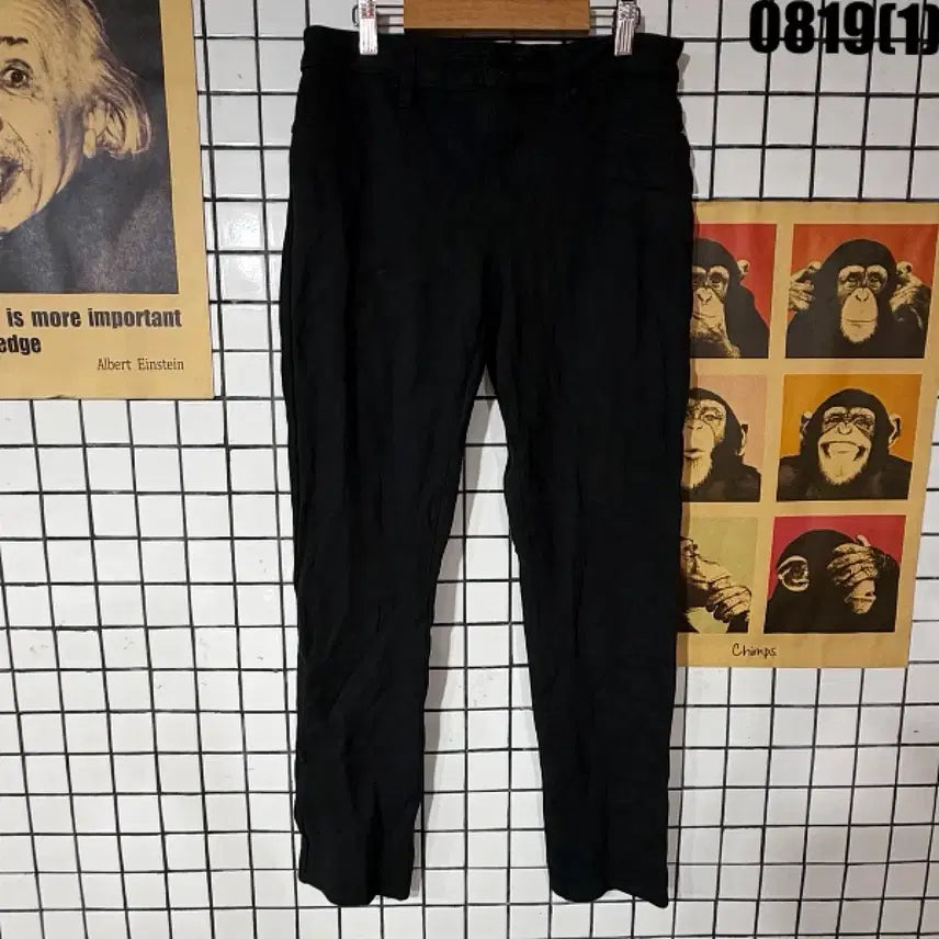 [BUNJANG] Calvin Klein Black Slack Pants / 켈빈 클라인 블랙 슬랙스 바지 0819