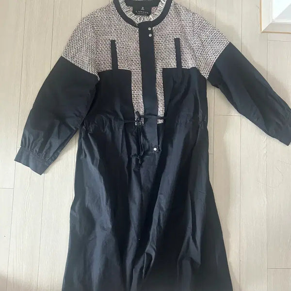 [BUNJANG] Lanvin Tweed Pattern A-Line Dress / 랑방 원피스 2만원! 타임 sjsj 럭키슈에뜨 오르 시에
