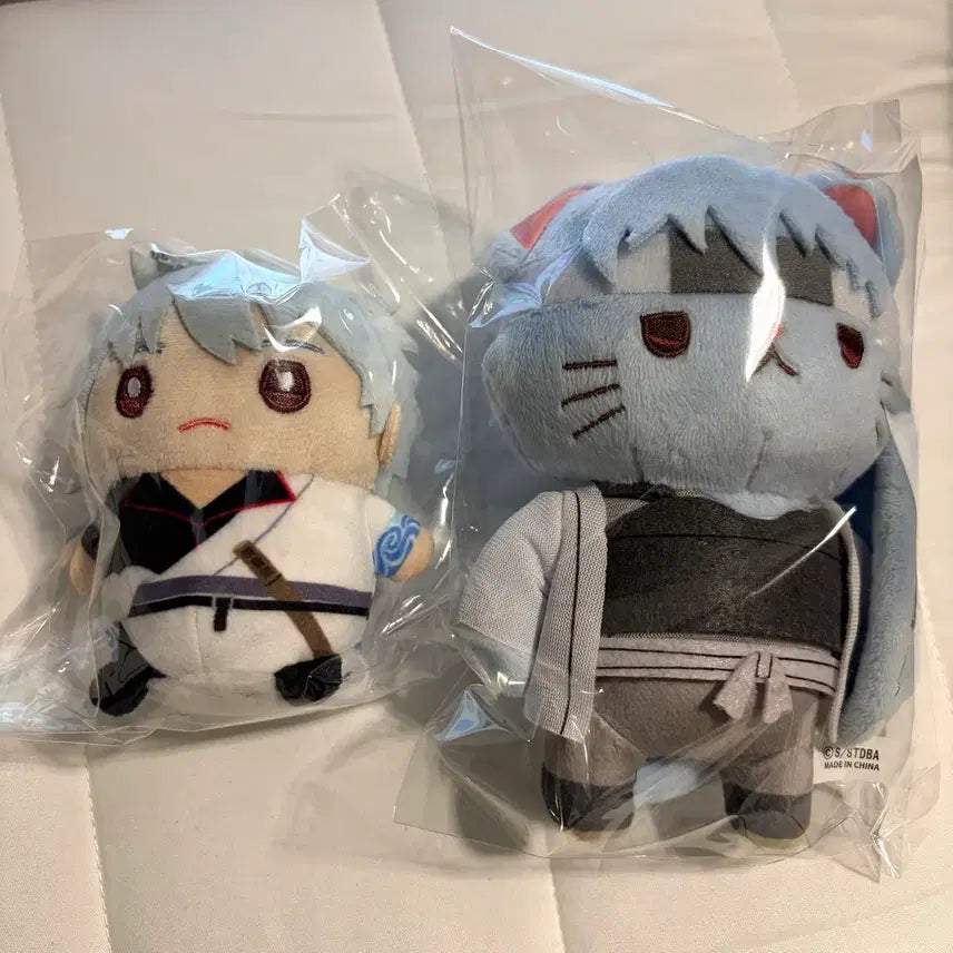 [BUNJANG] Gintoki Mameito Plush & White Night Incarnation Nekonui 2 Type Bundle Set / 은혼 긴토키 마메메이토 누이&백야차 네코누이 2종 일괄