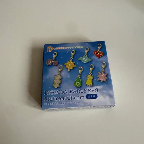 [BUNJANG] Digimon Emblem Charm Keychain / 디지몬 랜덤 참 키링
