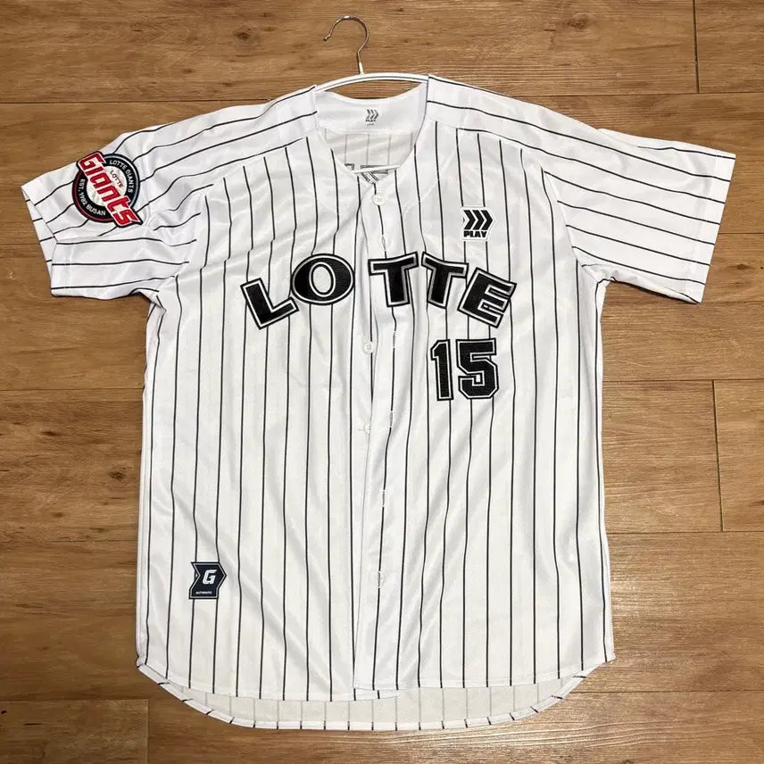 [BUNJANG] Lotte Old Stripe Authentic Uniform (Size 100) / 롯데 올드 스트라이프 어센틱 유니폼 (100)
