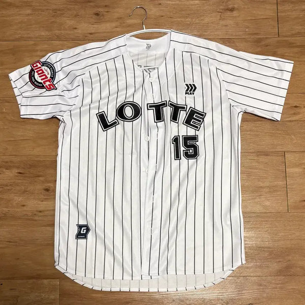 [BUNJANG] Lotte Old Stripe Authentic Uniform (Size 100) / 롯데 올드 스트라이프 어센틱 유니폼 (100)