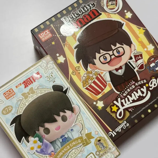 [BUNJANG] Detective Conan 30th Anniversary Popcorn Lunch Box Doll Bundle Set / 명탐정 코난 30주년 인형 팝콘 도시락인형 일괄