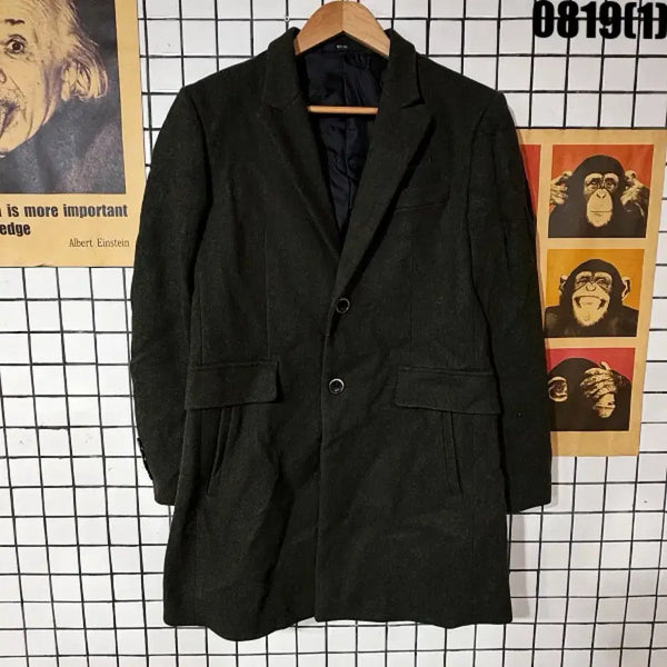 [BUNJANG] Men's Black Coat Size 100 / 블랙 코트 100 0819