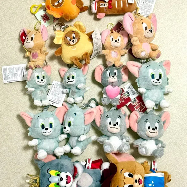 [BUNJANG] Tom and Jerry Plush Keychain / tom and jetty keyring톰과제리 인형뽑기열쇠가방고리키링인형(개당