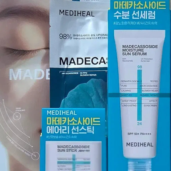 [BUNJANG] Mediheal Madecassoside Sun Serum + Sun Stick Set / 메디힐 마데카소사이드 선세럼 + 선스틱 세트