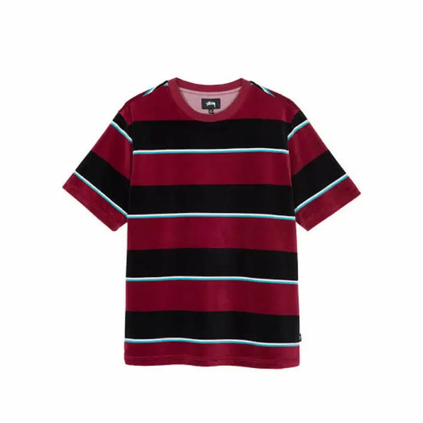 [BUNJANG] Stussy Velvet Stripe T-Shirt / stussy velvet stripe tee