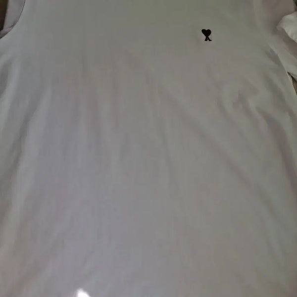 [BUNJANG] AMI Half Sleeve T-Shirt White / 아미  반팔 티셔츠 화이트