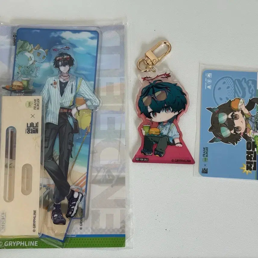 [BUNJANG] ENHYPEN ENTWITZ Frank Burger Camus Acrylic Stand + Keyring / 엔드필드 프랭크버거 카뮤 아크릴스탠드+키링 판매