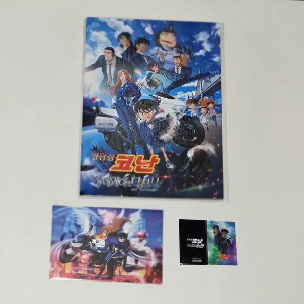 [BUNJANG] Detective Conan: The Bride of Halloween Lenticular, Pamphlet, and Postcard Book Set / 명탐정코난_하이웨이의 타천사 [진페이&켄지 렌티큘러 + 한국어팜플렛 + 엽서북]