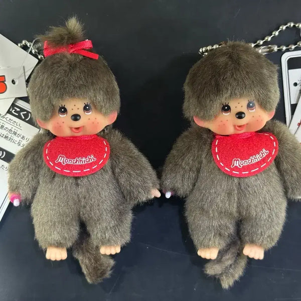 [BUNJANG] Monchhichi Mini Keychain Set (Boy & Girl) / 몬치치 미니 키링 여아, 남아 일괄