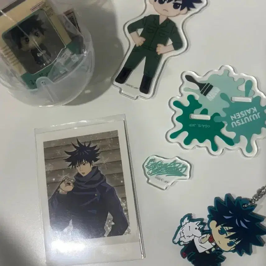 [BUNJANG] Jujutsu Kaisen Megumi Mini Lookup, Acrylic Stand, Pasha, Keyring Bundle Set / 주술회전 메구미 미니룩업 , 아크릴 , 파샤 , 키링 일괄판매