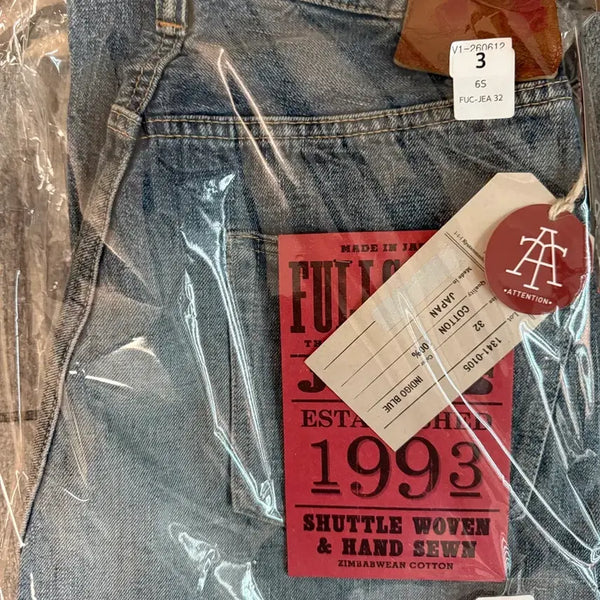[BUNJANG] Full Count Dartford 1341-0105 Indigo Blue Jeans / 풀카운트 1341 0105 다트포드 32 새상품