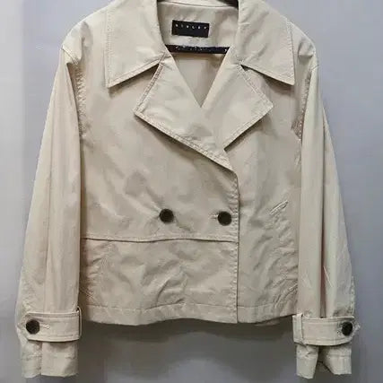 [BUNJANG] Sisley Short Trench Coat Beige Size 42 / 시슬리 숏 트렌치코트 42사이즈